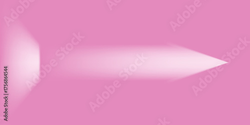 Pink gradient arrow background with smooth 3D effect, symbolizing direction, progress, and movement, ideal for modern design and business concepts.