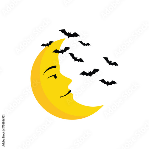 Spooky haunted house vector, a creepy design clip art for halloween invitation. Evokes a horror vibe and mysterious fear, perfect for a spooky night scene, making it powerful spooky art