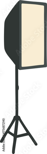 Photography softbox light on tripod stand