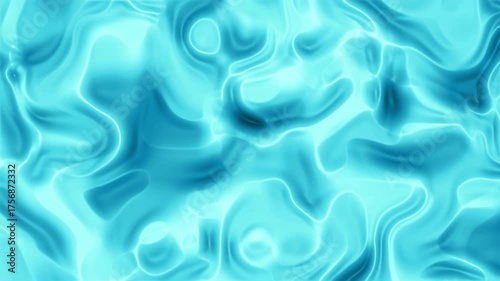 Swirling vibrant aqua blue gradient background liquid pattern, abstract and perfect for backgrounds, posters, advertisements, and artistic designs with a modern touch.