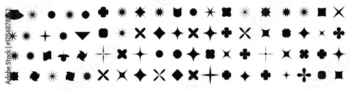 abstract geometric vector shapes for infographics web