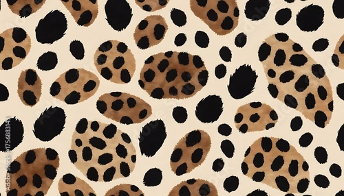 Exotic leopard print animal pattern texture background
