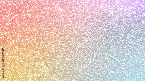 Sparkling gradient of pastel glitter and bokeh lights creating a magical, celebratory, and glamorous backdrop for any festive occasion.