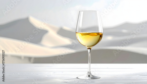 glass of white wine