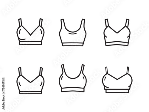 Crop Top line art minimalistic chic look