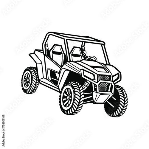Off road utility vehicle side by side utv vehicle drawing sketch outdoor adventure fun
