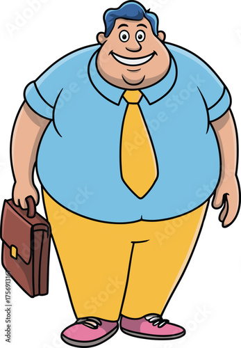 Excited cartoon businessman cheering vector illustration, arms raised in success and celebration, happy man celebrating victory, corporate achievement, and enthusiastic support graphic.