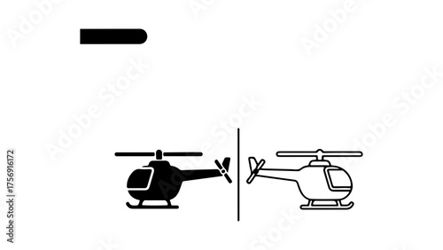 Helicopters in mid-air with rescue operation
