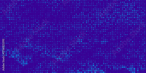 Blue Tech Finance Fintech Background Abstract Pixel Pattern. Abstract Business Tech Science Vector Backdrop.vector illustration