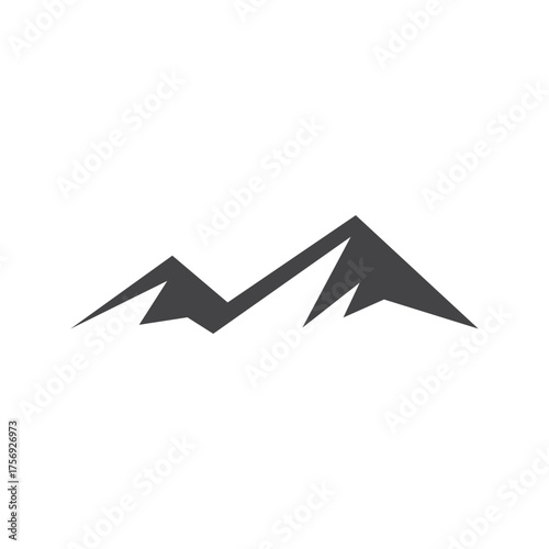 Mountain Logo Design Abstact Vector Template
