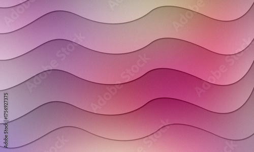 Pastel Abstract Waves Gradient Background Art Gentle Layered Wavy Shapes Decoration