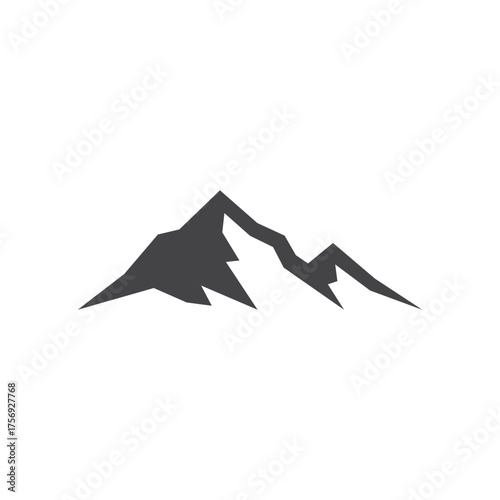 Mountain Logo Design Abstact Vector Template
