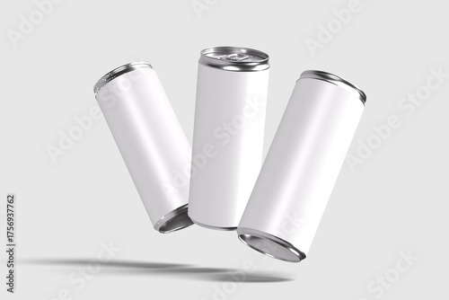 Soda can blank mockup