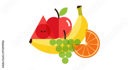Assortment of Fresh and Healthy Fruits for a Balanced Diet.