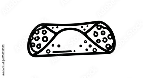 Cannoli pastry dessert food italian sweet cream filled snack.