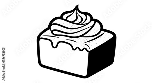 Delicious dessert with whipped cream topping perfect for any occasion sweet treat.