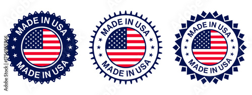 Made in USA Badge Vector Design Collection