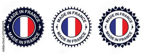 Made in France Badge Vector Collection