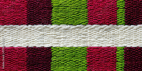 Festive red green plaid tex...