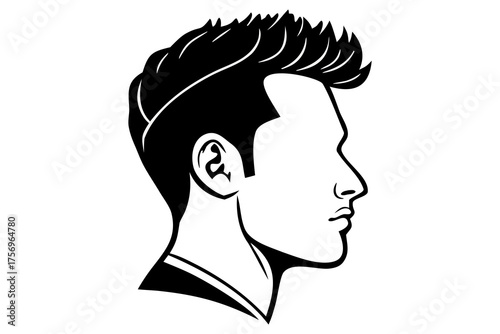 Men’s Hair Style Vector Set | Realistic Male Haircut Collection for Barber, Fashion, and Avatar Design.