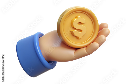 hand holding a tin can