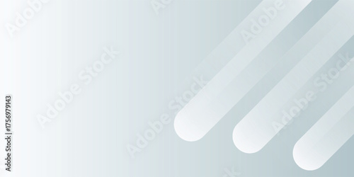 White Minimal Abstract Background. Modern shiny white diagonal rounded lines pattern. Minimal geometric. vector ilustration.