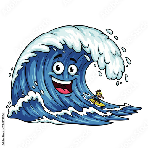 Adorable Cartoon Wedding Couple Kissing with Hearts and Flowers, Expressing Love and Romance on Their Special Day - Vector Illustration