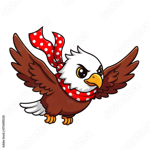 Adorable Cartoon Wedding Couple Kissing with Hearts and Flowers, Expressing Love and Romance on Their Special Day - Vector Illustration