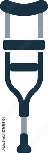 Forearm Crutch Aid Mobility Support Medical Healthcare Device Assistance Disabled Person