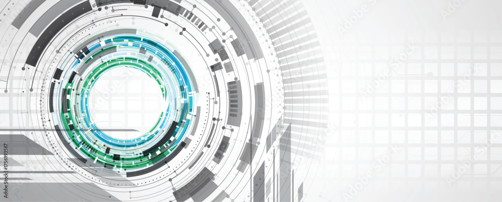 Obraz premium Abstract scientific circuit technology concept board background