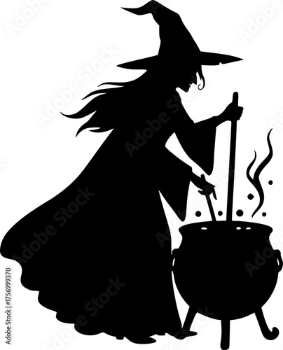 Grim reaper scythe silhouette vector illustration scalable eps icon halloween themed art silhouette White background
