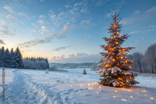 snowman in the forest