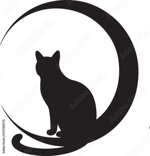 Mystic Cat Silhouette