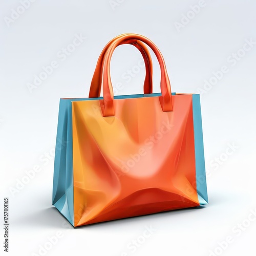 the AI Image Generator, Colorful Shopping Bags Isolated