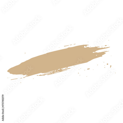 brown tan shade ink paint brush stroke
