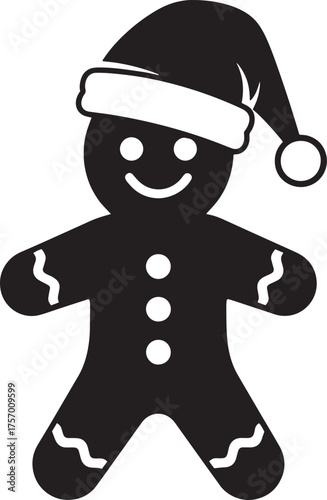 snowman and cap on a transparent background