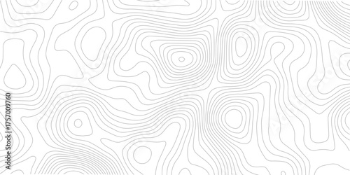 Topographic map seamless pattern abstract contour lines background vector illustration for geographic design