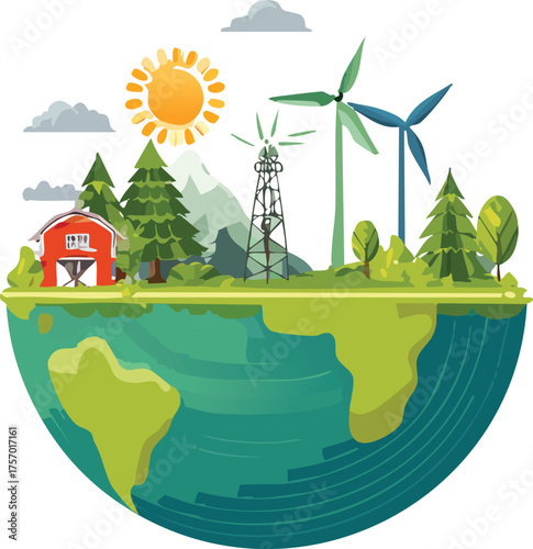 global warming concept