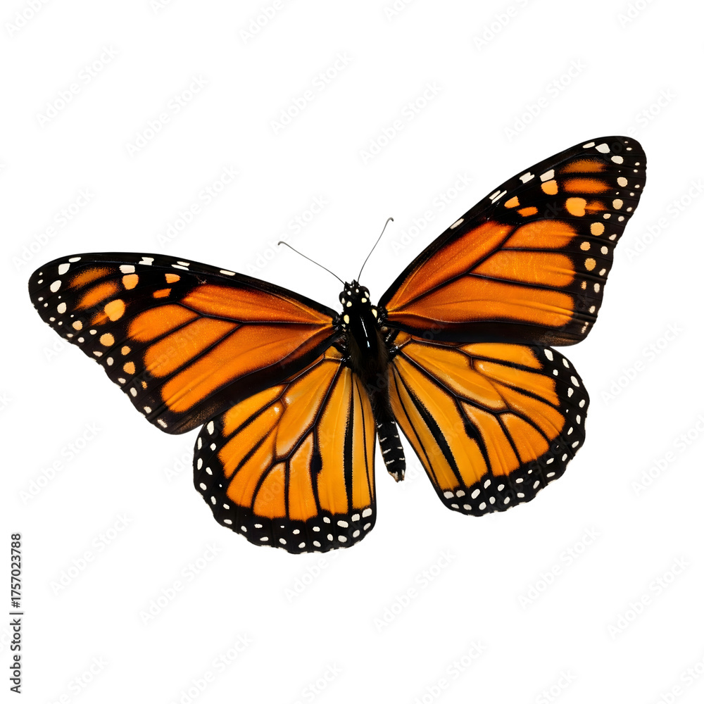 Fototapeta premium Monarch's Winged Embrace