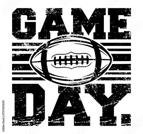 Football Game Day, American Football Graphic T-Shirt, Super Bowl Design, Football Season