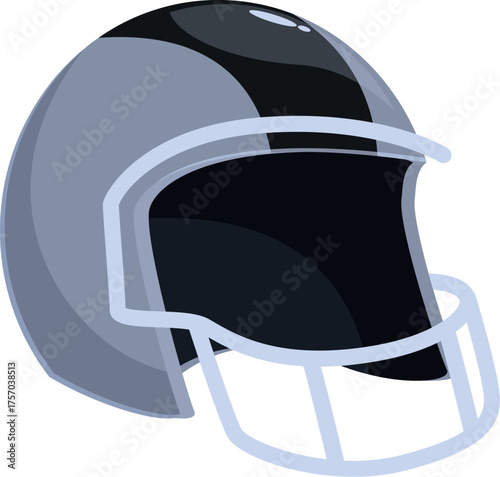 Football helmet ensuring safety during gameplay