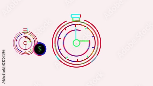 modern creative backdrop of vivid mufti colored curved elements.Multicolored decorative design