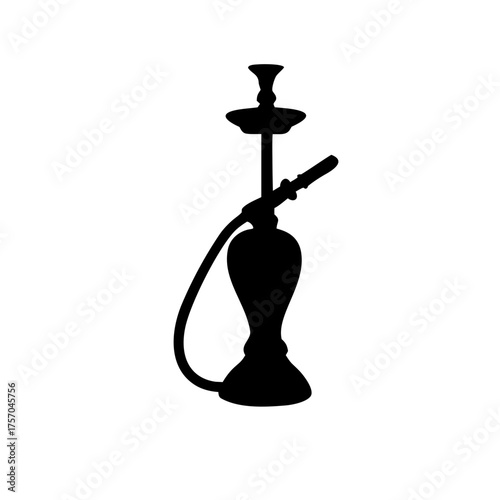 hookah vector silhouette