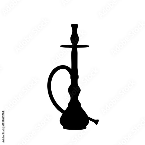 hookah vector silhouette