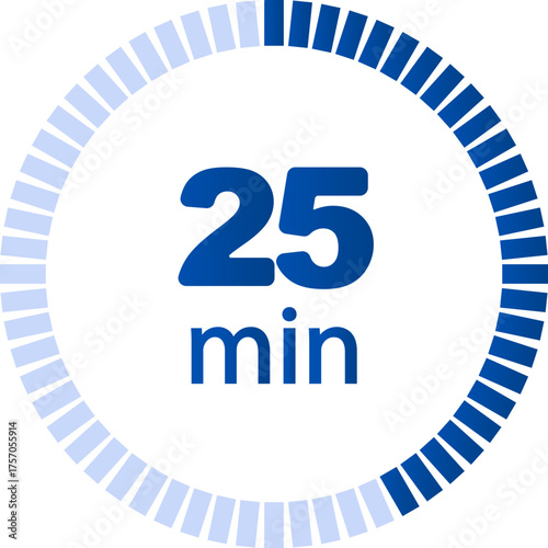 Timer, clock, stopwatch isolated set icons. Countdown timer symbol icon set. Label cooking time. Vector illustration.Set of analog clocks for every hour icon.Stopwatch icon from 1 to 60 minute timer