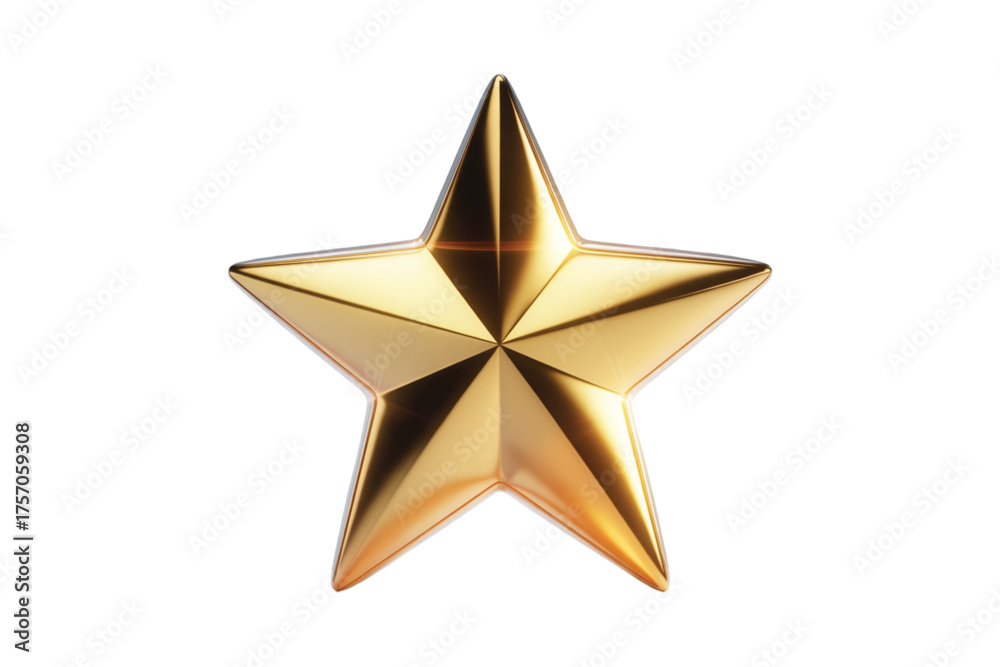 Obraz premium Minimal Black Star Silhouette Vector