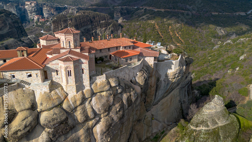 Meteora is a rocky region w...