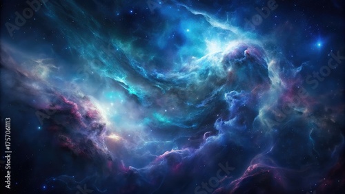 Fototapeta Naklejka Na Ścianę i Meble -  space galaxy background