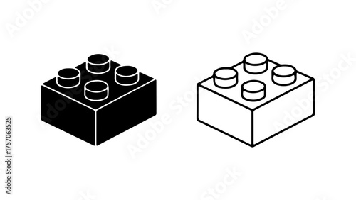 Building blocks with transparent background