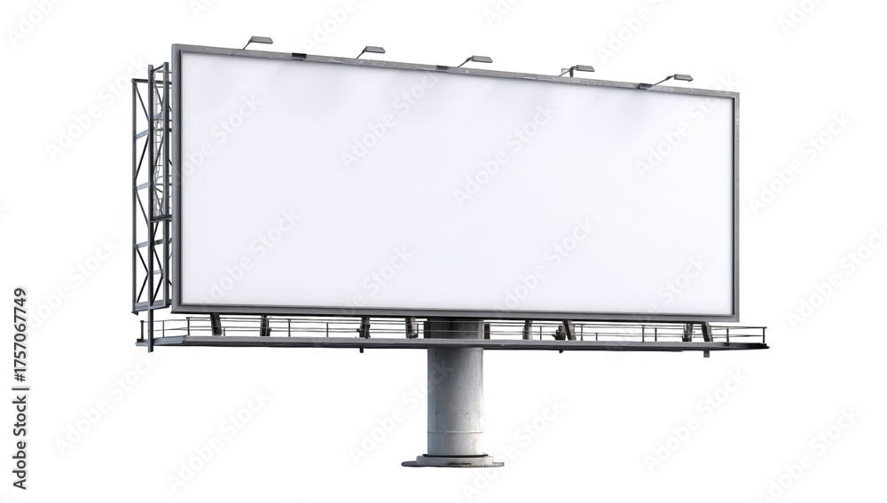 Obraz premium Blank billboard, digitally rendered